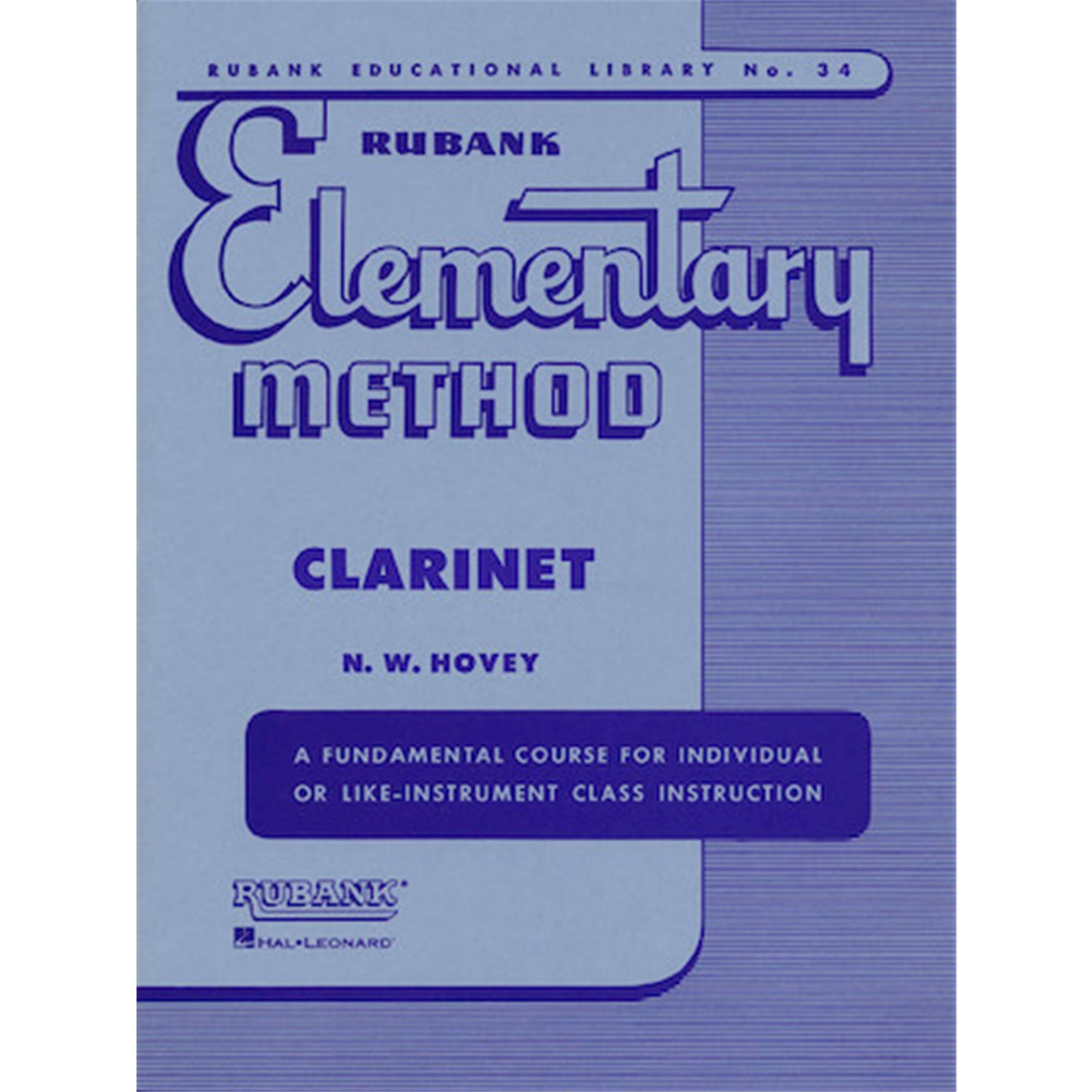 HAL LEONARD HL04470000 Rubank Elementary Method - Clarinet