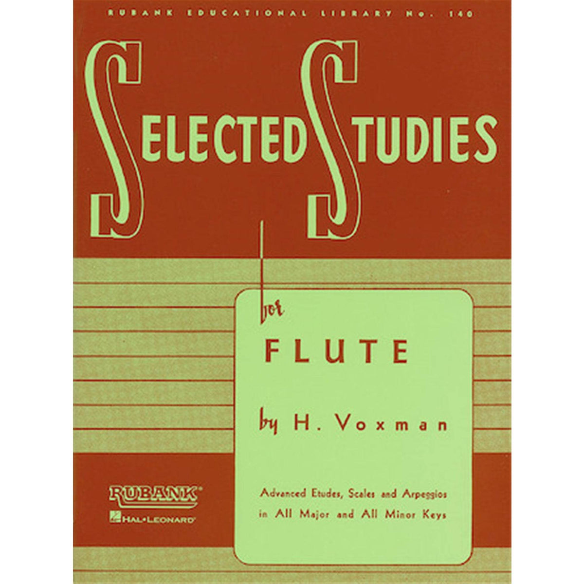 HAL LEONARD HL04470700 Selected Studies Flute - Ray's Midbell Music