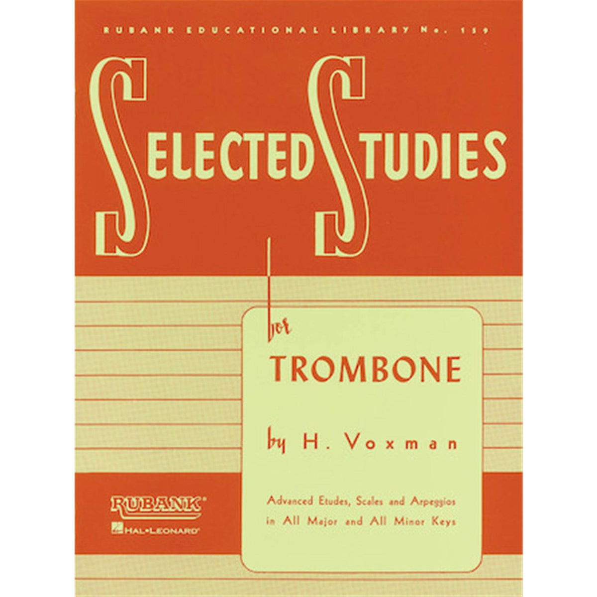 HAL LEONARD HL04470720 Selected Studies Trombone - Ray's Midbell Music