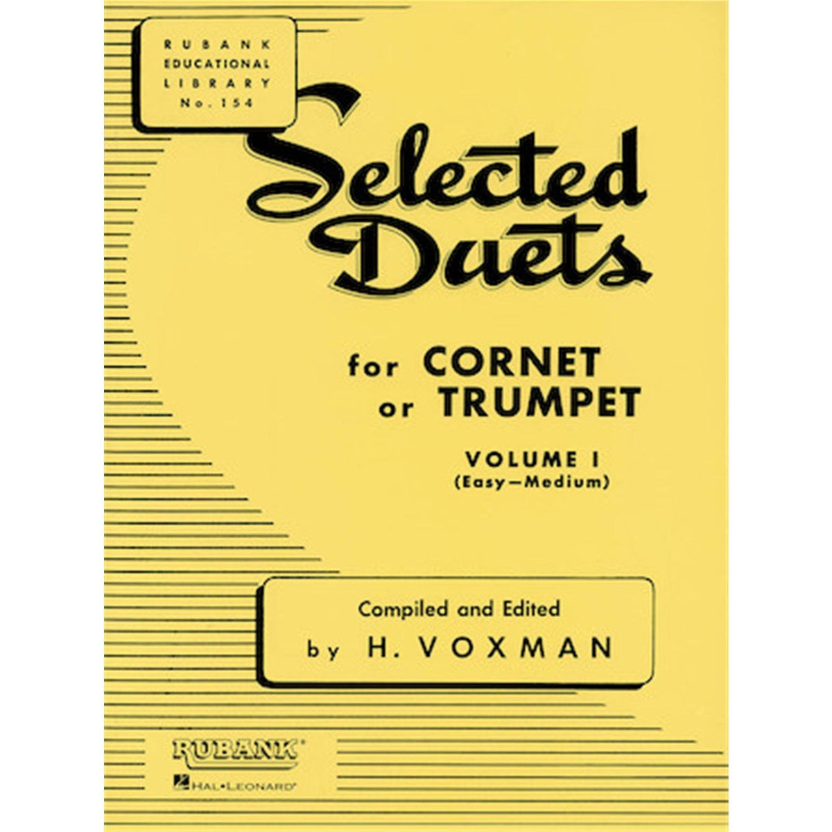 HAL LEONARD HL04470980 Selected Duets Cornet/Trumpet Vol 1 - Ray's Midbell Music
