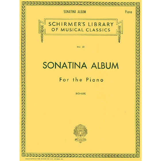 G.schirmer 50252360 Sonatina Album