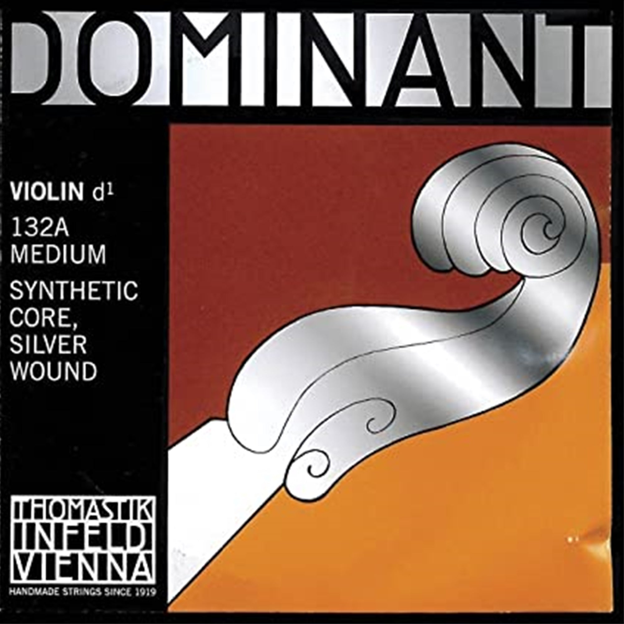 THOMASTIK DRT132 Dominant 4/4 Violin D String ALUM WD B-END