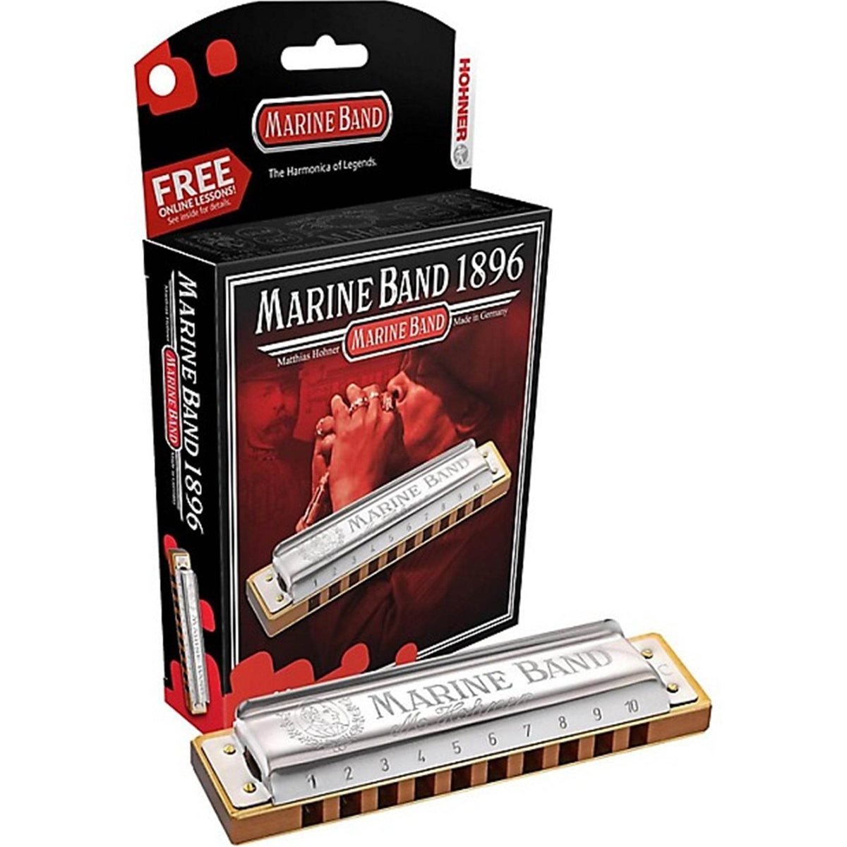 HOHNER 1896BXD Marine Band D - Ray's Midbell Music