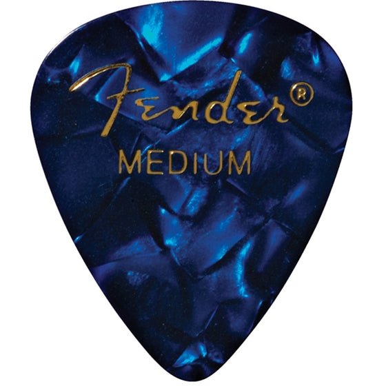 FENDER #1980351802 Blue Moto Med Picks 12 Pk