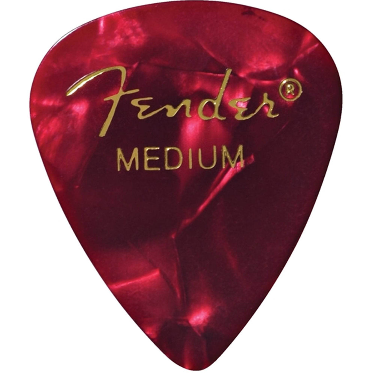 FENDER #1980351809 Red Moto Med Picks 12 Pk - Ray's Midbell Music