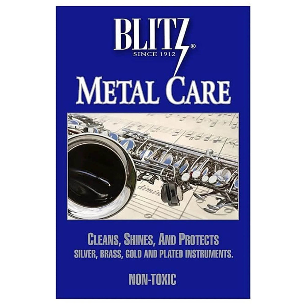 BLITZ 303 Metal Care Polish Cloth - Ray's Midbell Music