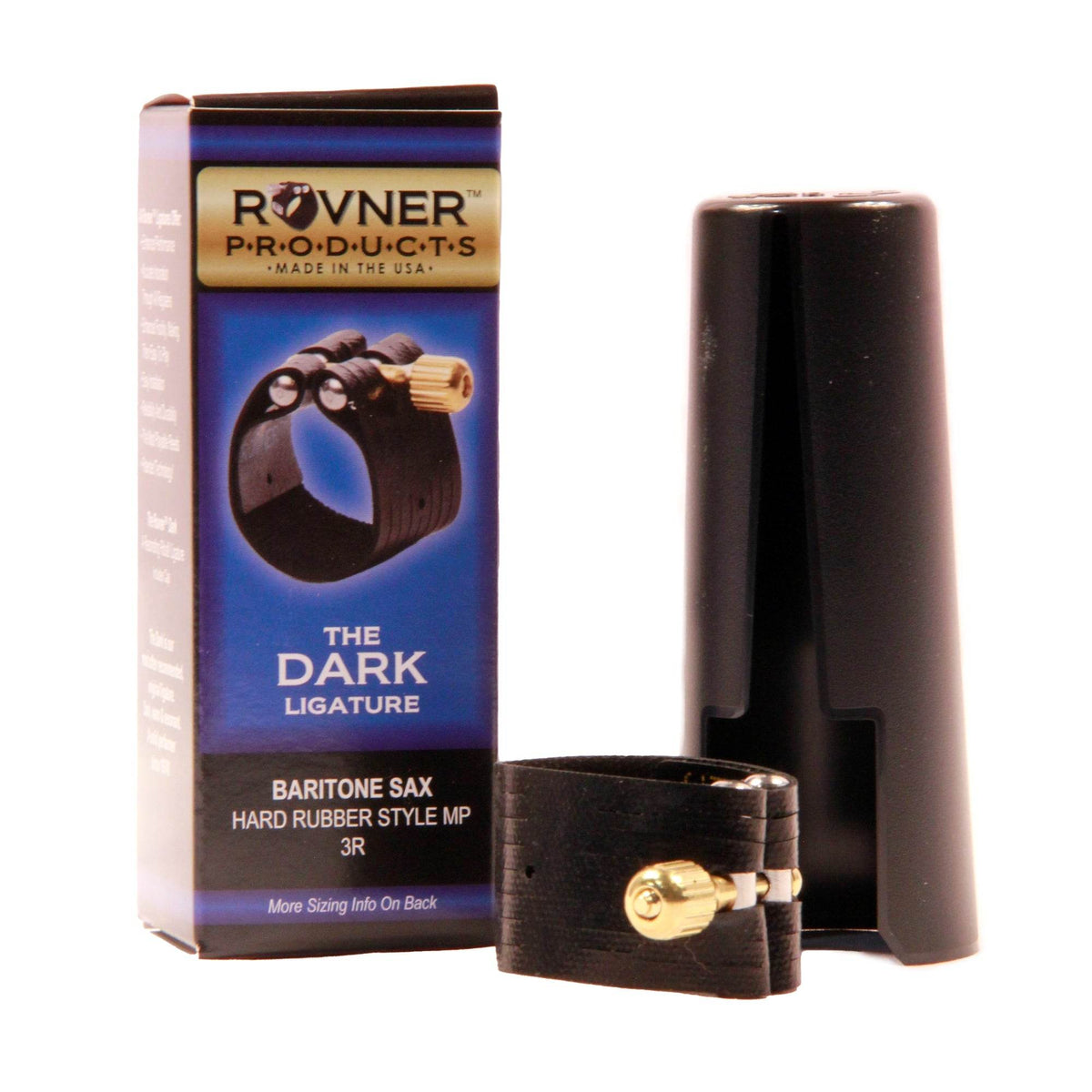ROVNER 3R Bari Sax Ligature, Dark - Ray's Midbell Music