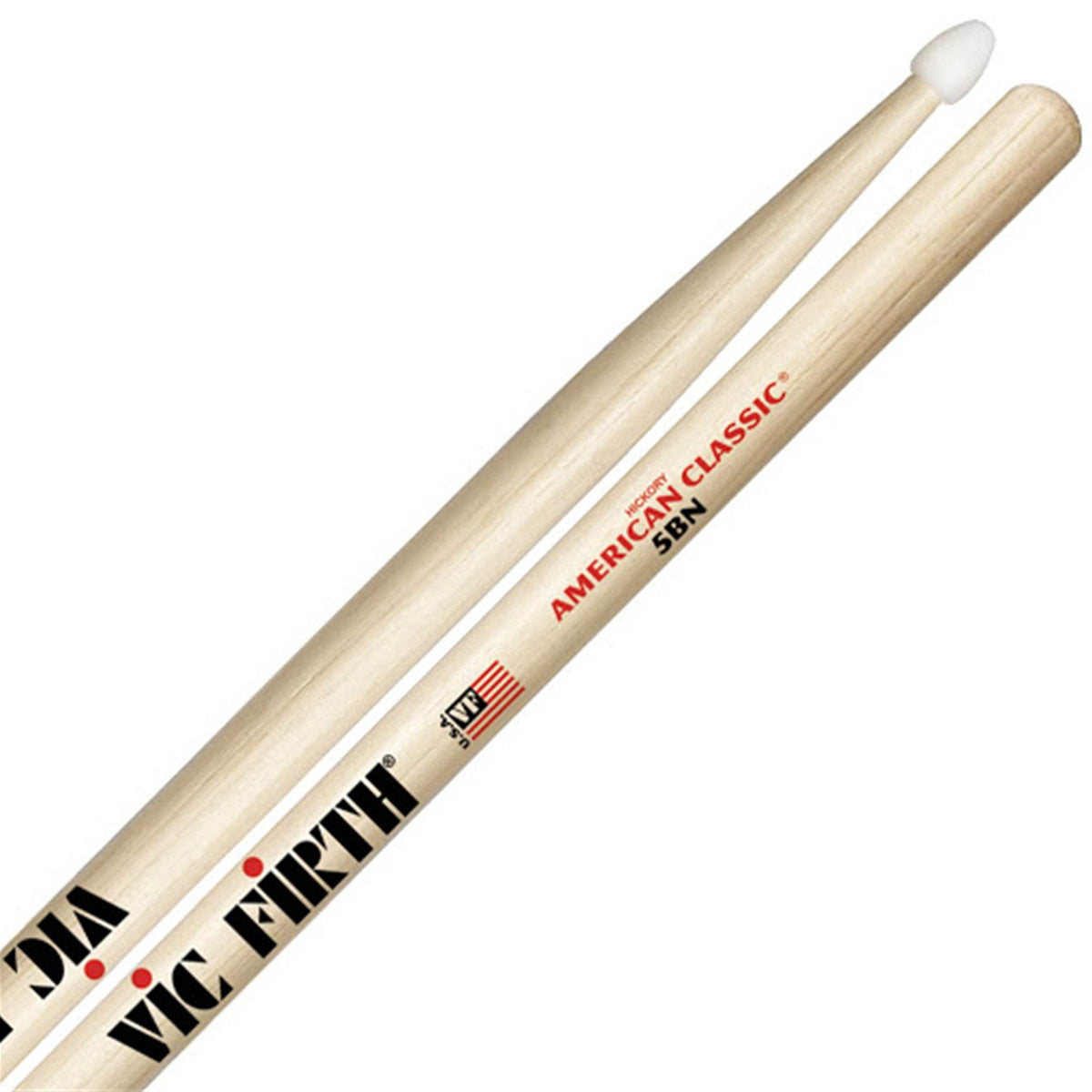 VIC FIRTH VF5BN 5BN American Classic Hickory Drumsticks - Ray's Midbell Music
