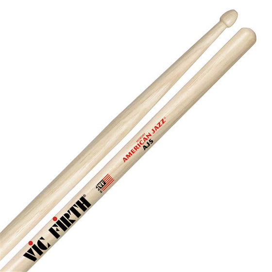 VIC FIRTH AJ5 American Jazz Hickory Drumsticks