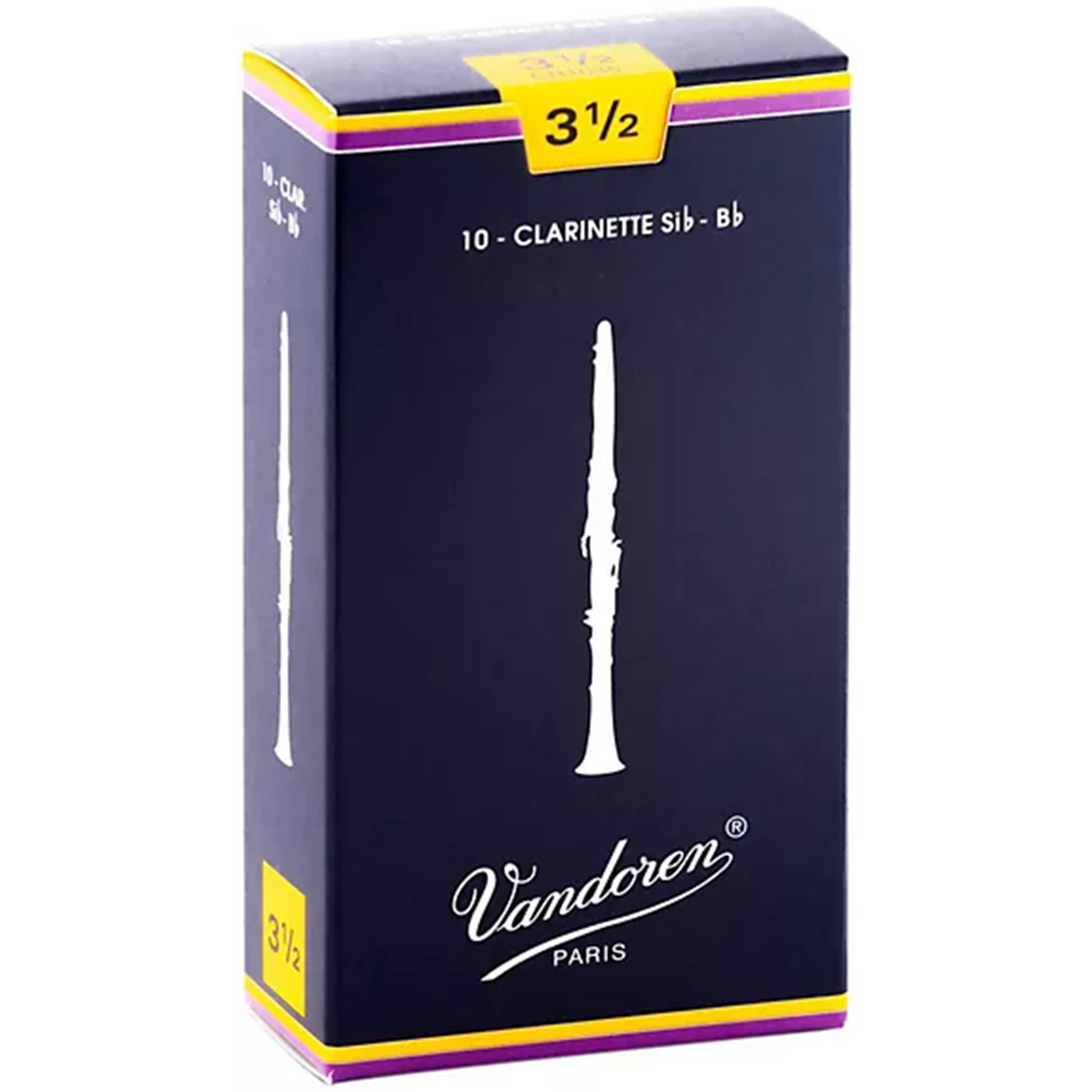 VANDOREN CR1035 #3.5 Clarinet Reeds, Box of 10