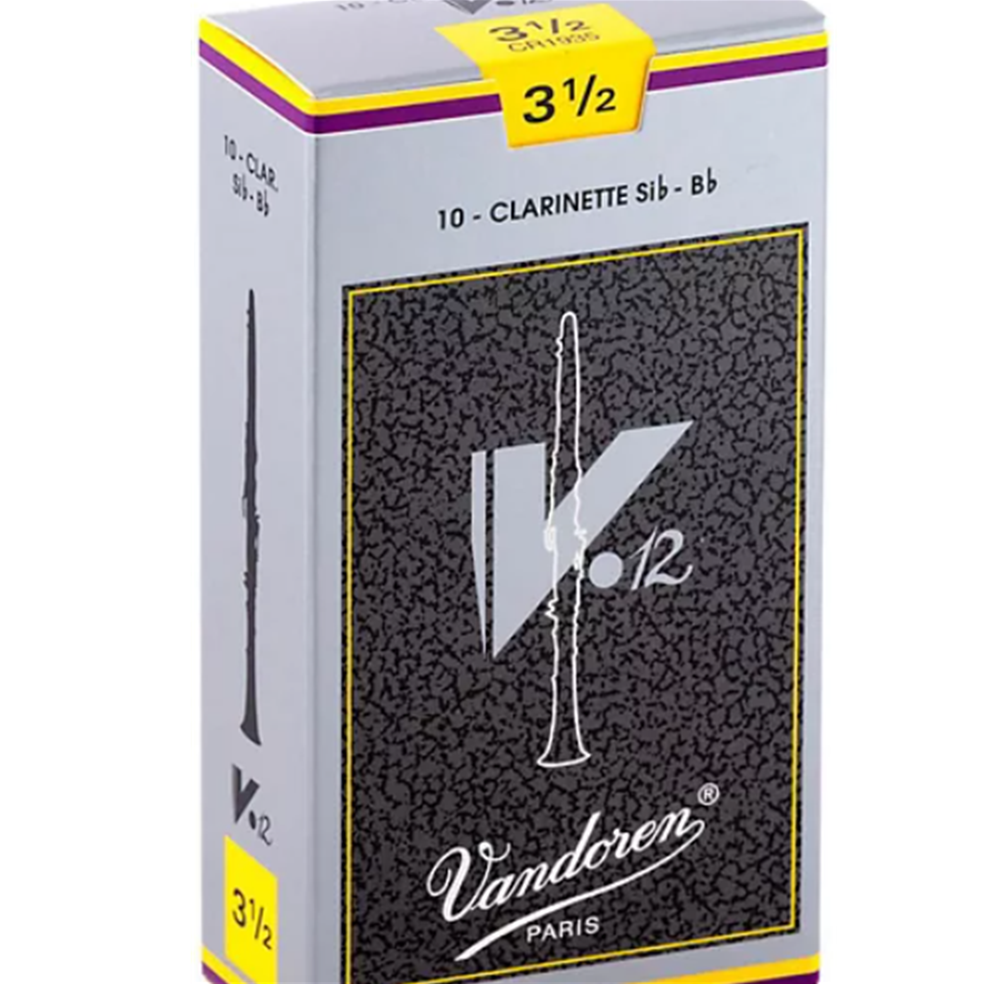 VANDOREN V12 CR1935 #3.5 Clarinet Reeds, Box of 10