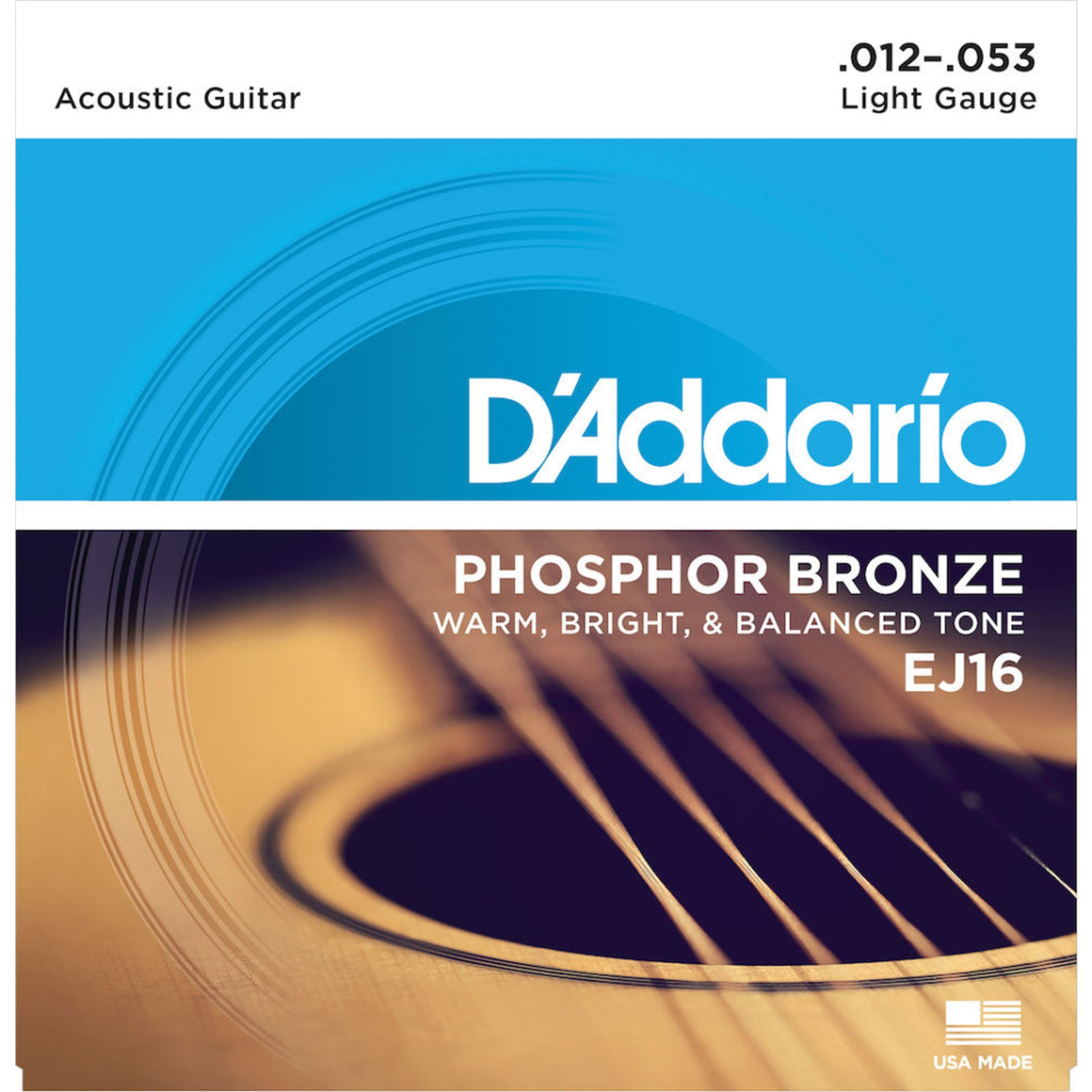 D'ADDARIO EJ16 Light Acoustic Guitar Strings