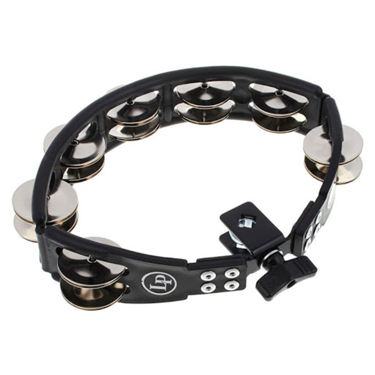 LP LP160 Cyclops Mountable Black Steel Tambourine - Ray's Midbell Music