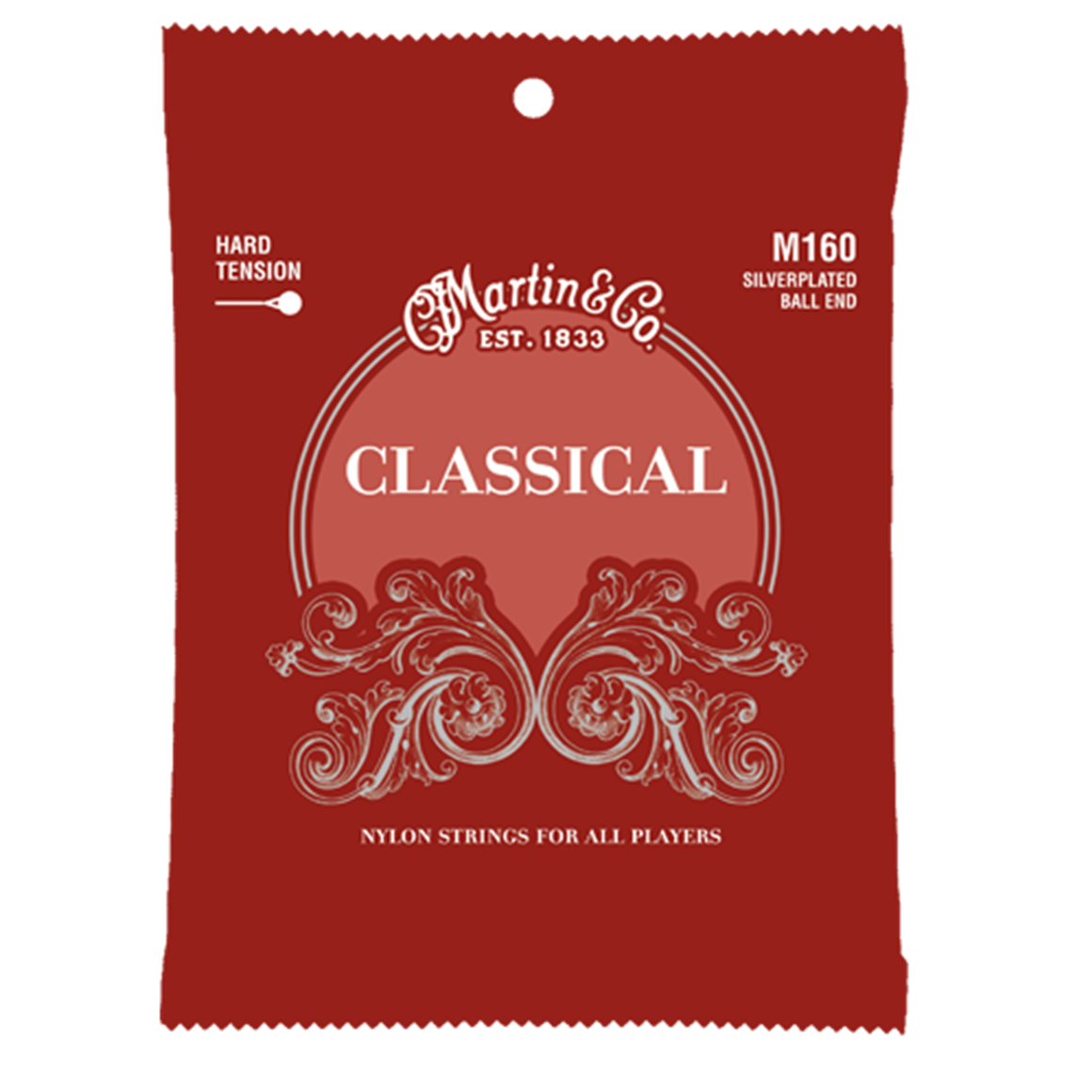 MARTIN M160 Silverplated Ball End Classical Guitar Strings