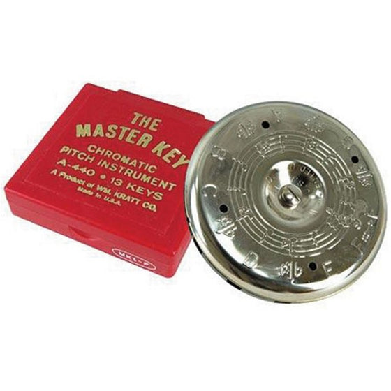 MASTER KEY MK1S Pitch Pipe Chrom. F-F