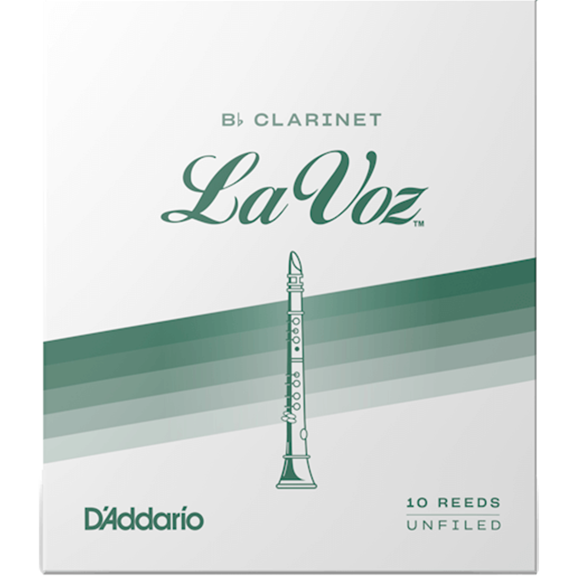 LA VOZ RCC10MD Medium Clarinet Reeds, Box of 10