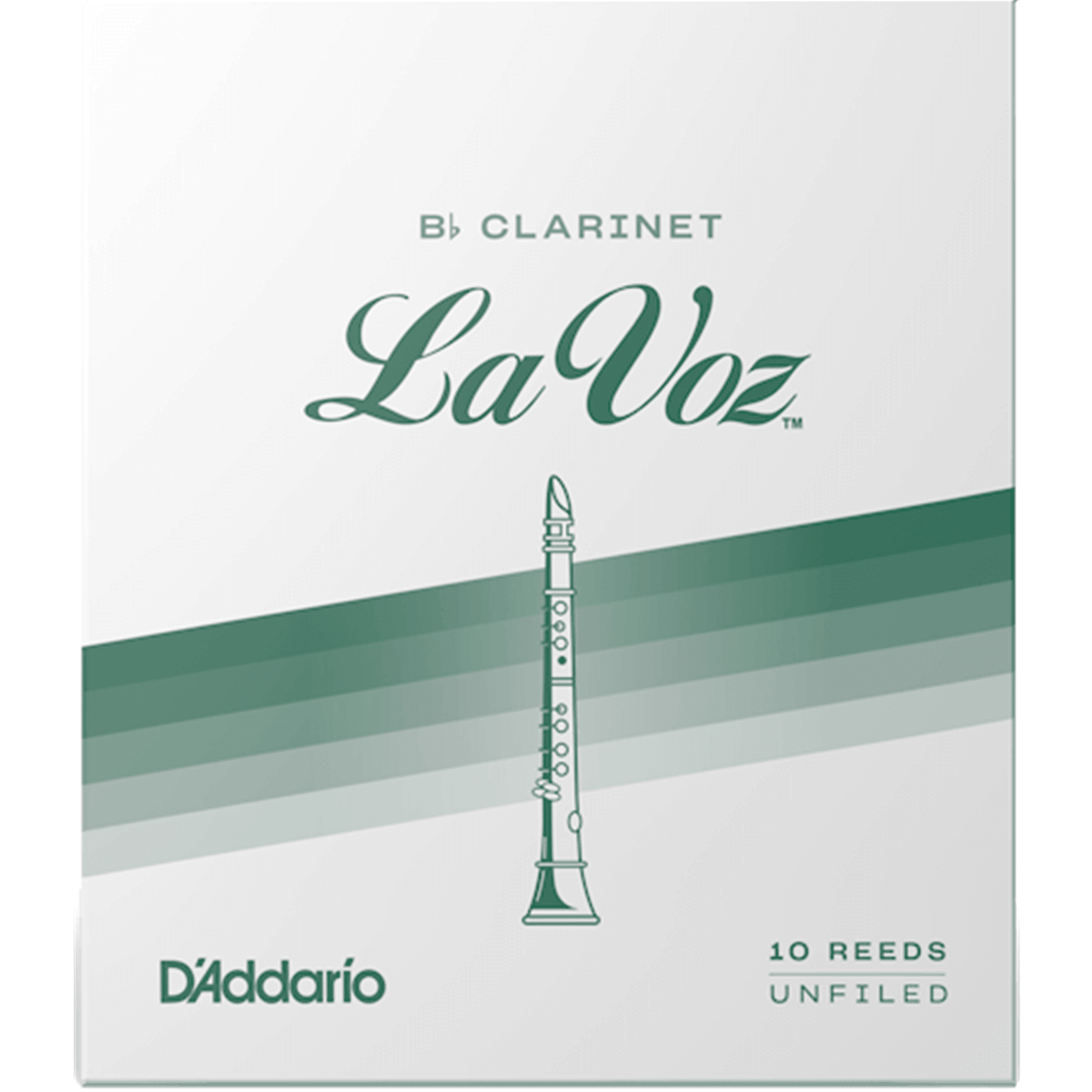 LA VOZ RCC10MS Medium Soft Clarinet Reeds, Box of 10 - Ray's Midbell Music