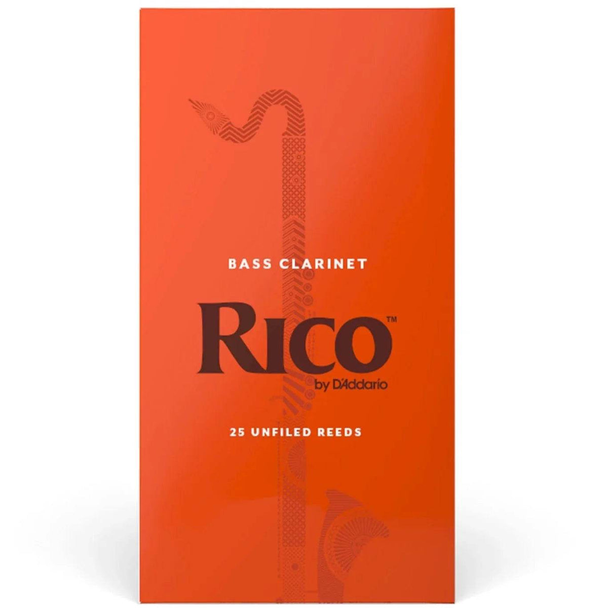 RICO REA2525 #2.5 Bass Clarinet Reeds, Box of 25 - Ray's Midbell Music