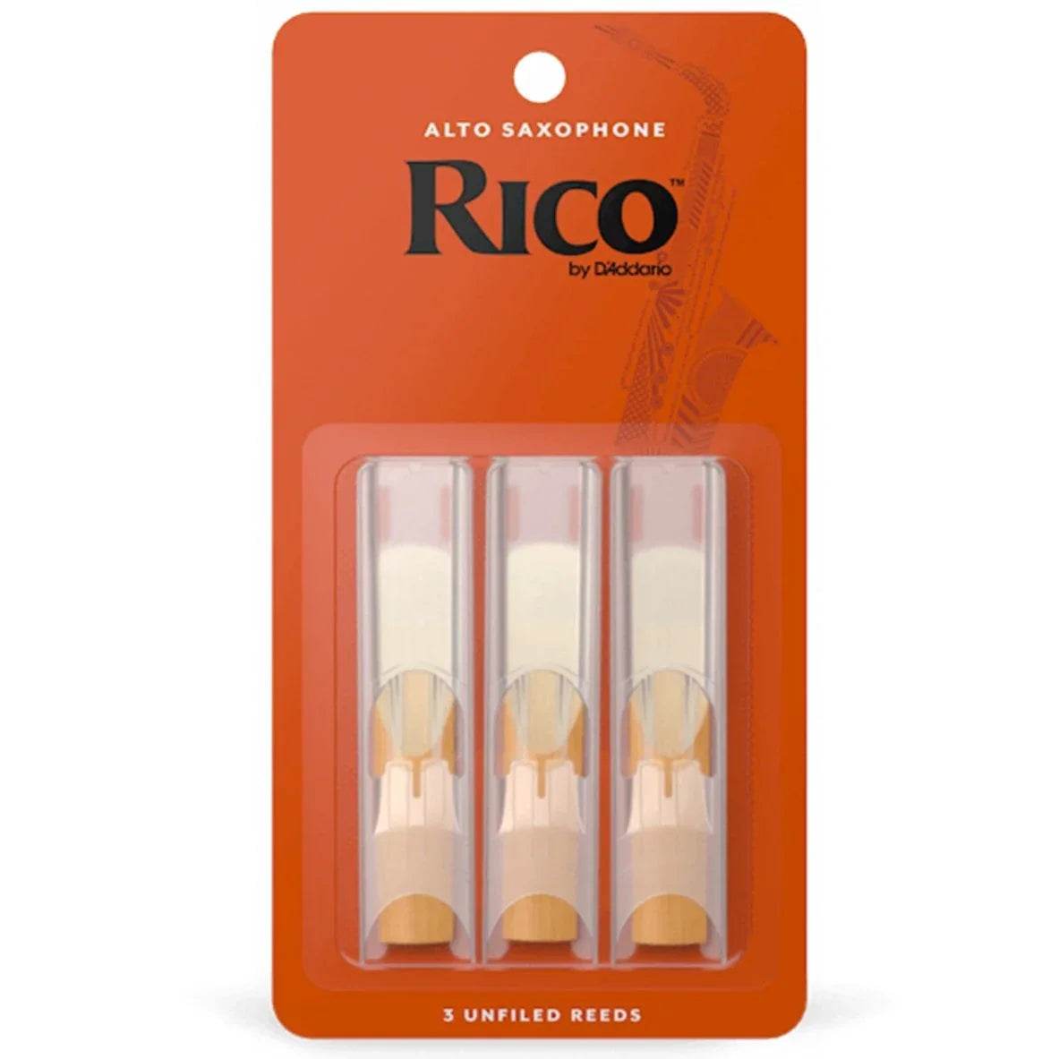 RICO RJA0325 #2.5 Alto Sax Reeds, 3 Pack - Ray's Midbell Music