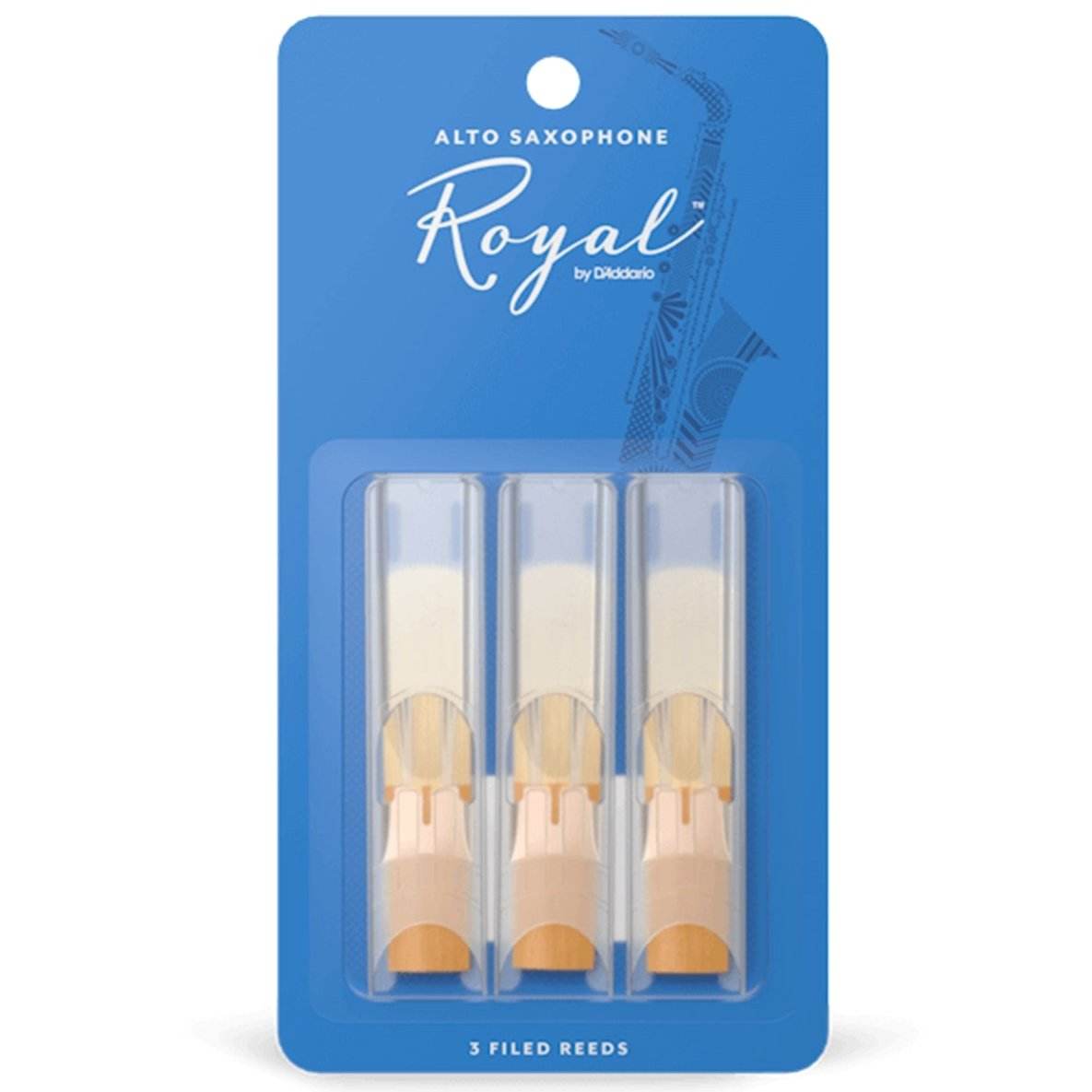 RICO ROYAL RJB0330 #3 Alto Sax Reeds, 3 Pack - Ray's Midbell Music