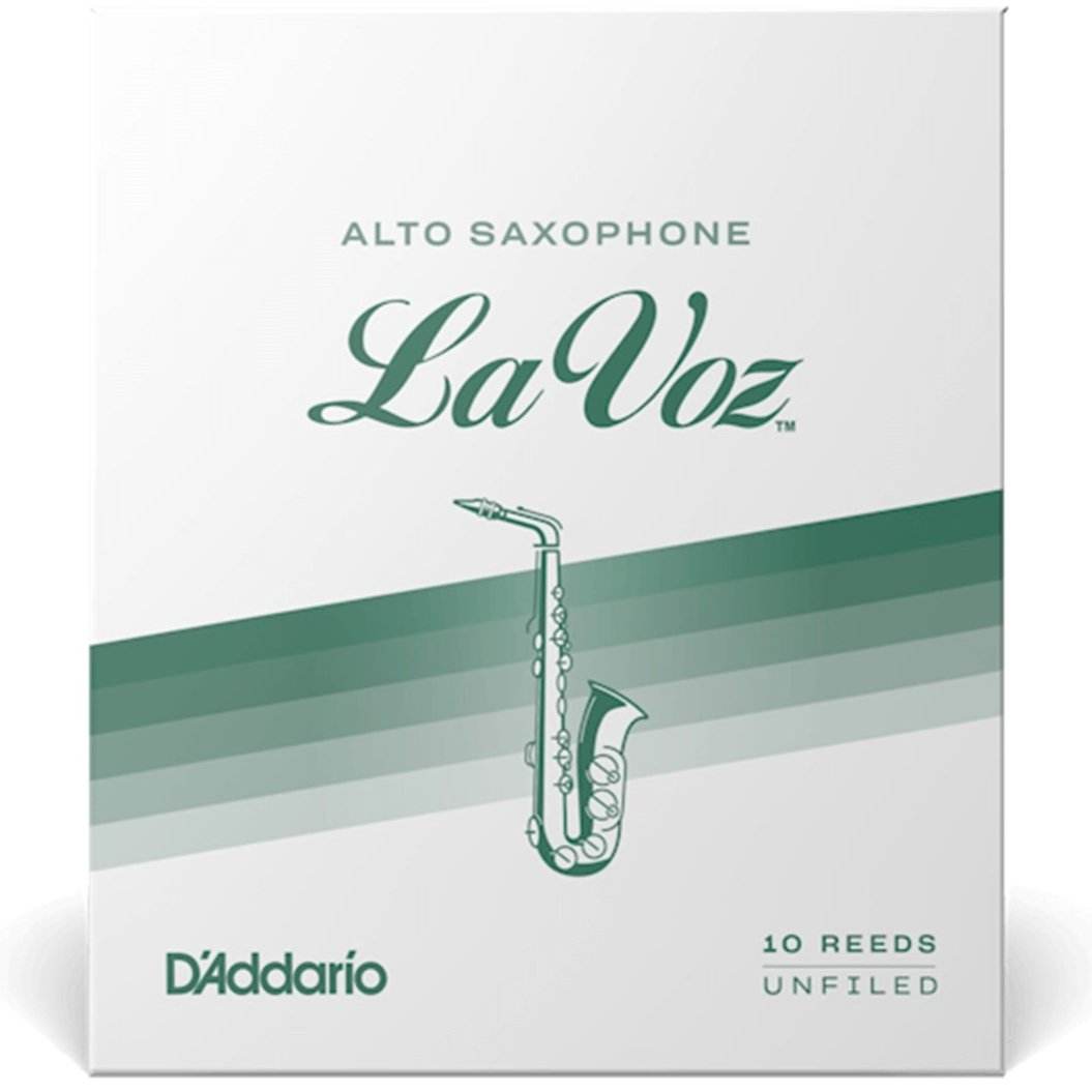 LA VOZ RJC10MD Medium Alto Sax Reeds, Box of 10 - Ray's Midbell Music