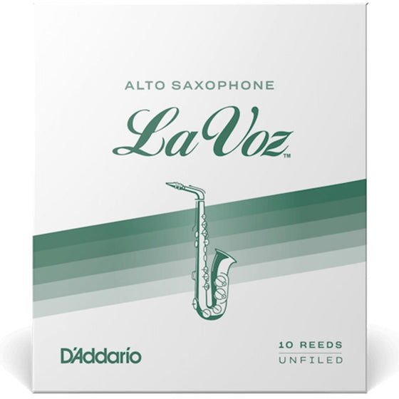 LA VOZ RJC10MD Medium Alto Sax Reeds, Box of 10