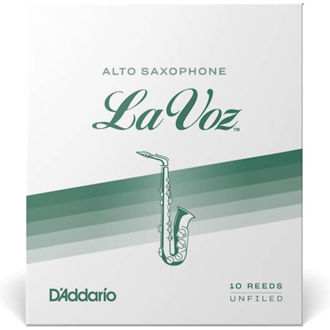 LA VOZ RJC10MH Medium Hard Alto Sax Reeds, Box of 10 - Ray's Midbell Music