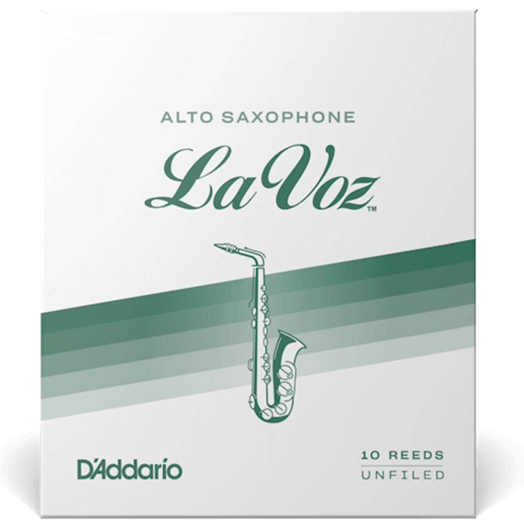 LA VOZ RJC10MS Medium Soft Alto Sax Reeds, Box of 10 - Ray's Midbell Music