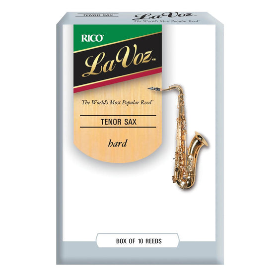 LA VOZ RKC10HD Hard Tenor Sax Reeds, Box of 10