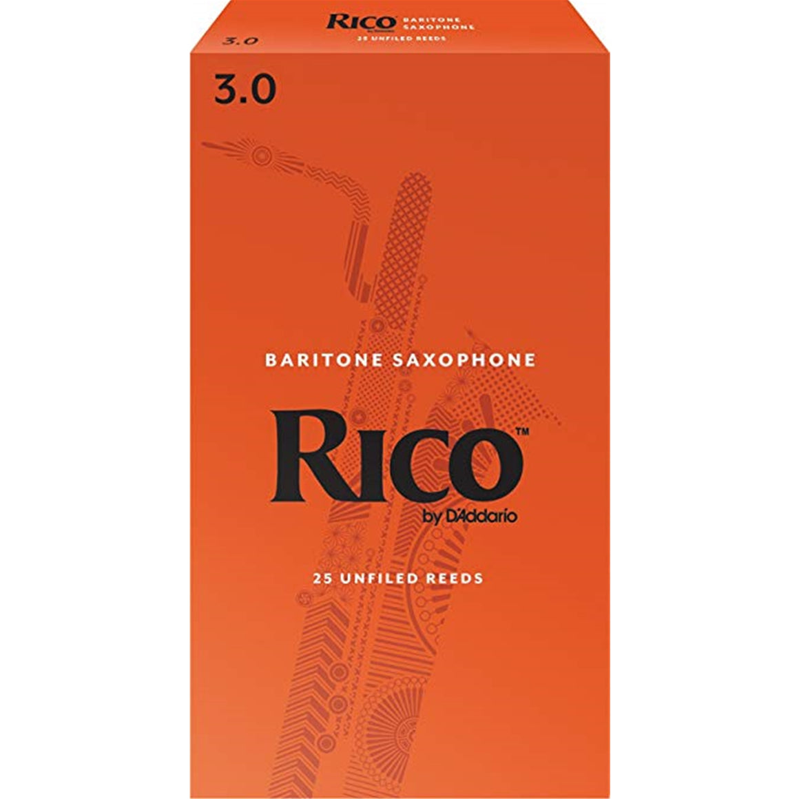 RICO RLA2525 #2.5 Bari Sax Reeds, Box of 25