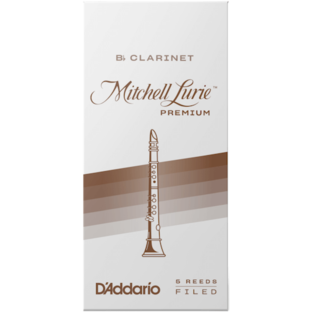 MITCHELL LURIE RMLP5BCL35 #3.5 Clarinet Premium Reeds, Box of 5