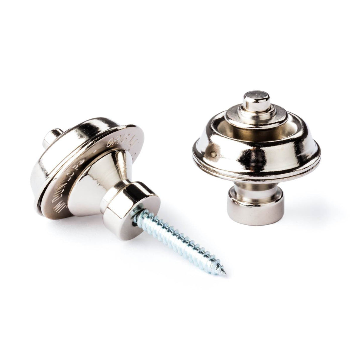 DUNLOP SLS1501N Traditional StrapLok System, Nickel - Ray's Midbell Music
