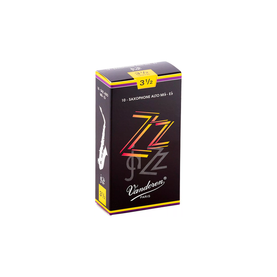 VANDOREN ZZ SR4135 #3.5 Alto Sax Reeds, Box of 10