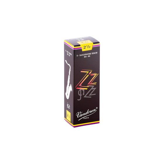 VANDOREN ZZ SR4225 #2.5 Tenor Sax Reeds, Box of 5