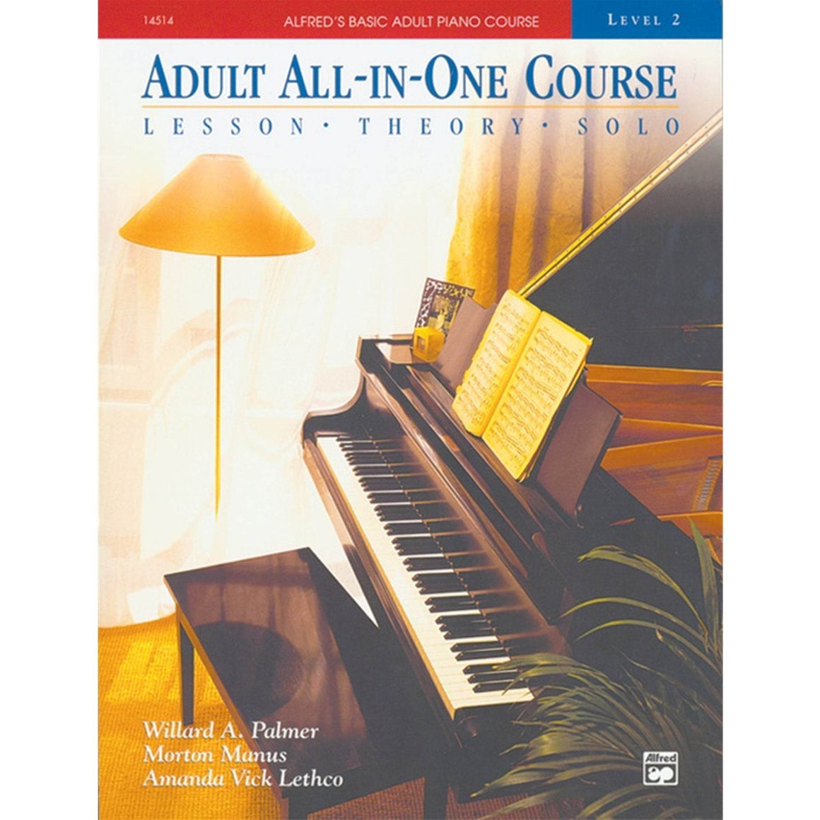 ALFRED 14514 Alfred's Basic Adult All-in-One Piano Course, Book 2 [Piano] - Ray's Midbell Music