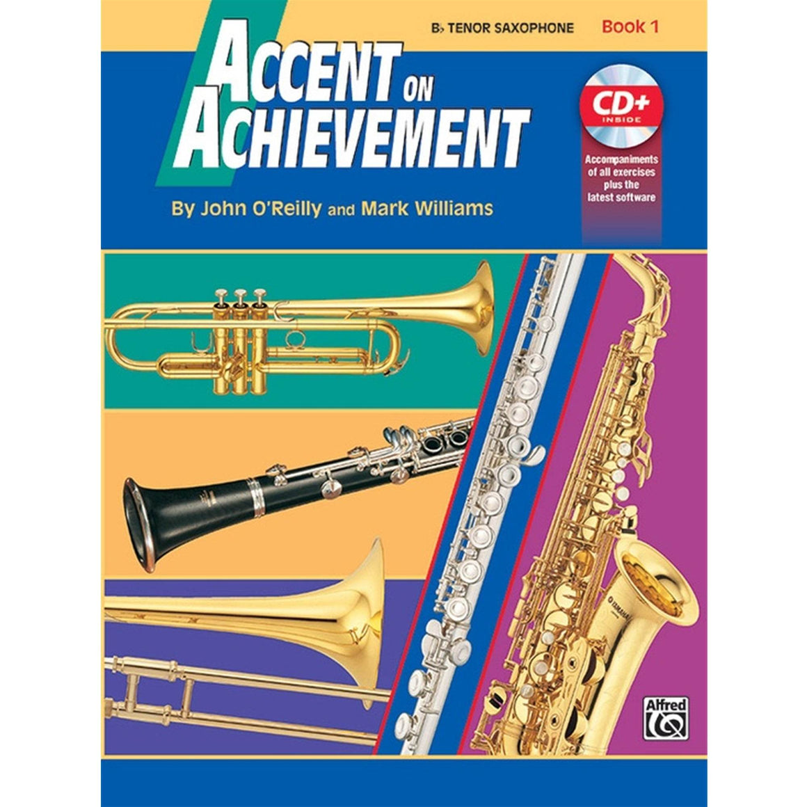 ALFRED 17088 Accent on Achievement, Book 1 [B-Flat Tenor Saxophone] - Ray's Midbell Music
