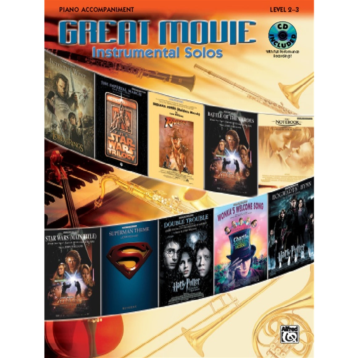ALFRED 26243 Great Movie Instrumental Solos [Piano Acc.]