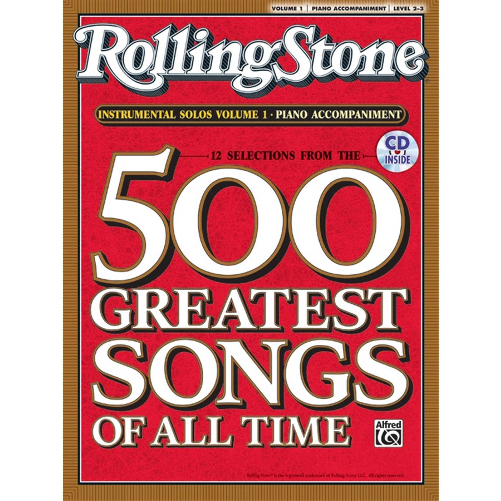 ALFRED 30356 Selections from Rolling Stone Magazine's 500 Greatest Songs of All Time: Instrumental Solos, Volume