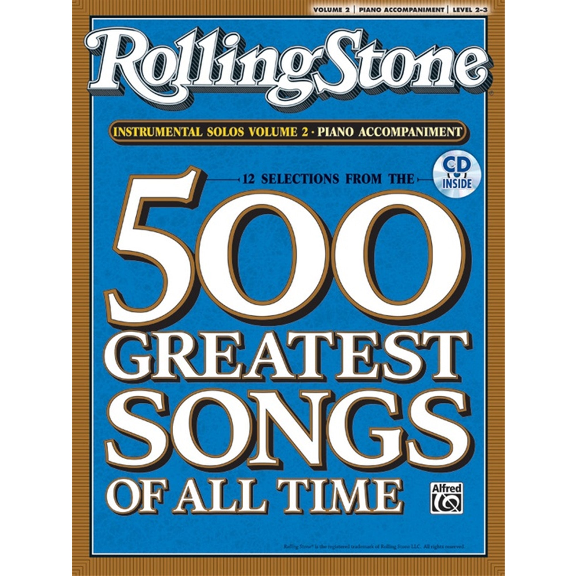 ALFRED 30863 Selections from Rolling Stone Magazine's 500 Greatest Songs of All Time: Instrumental Solos, Volume