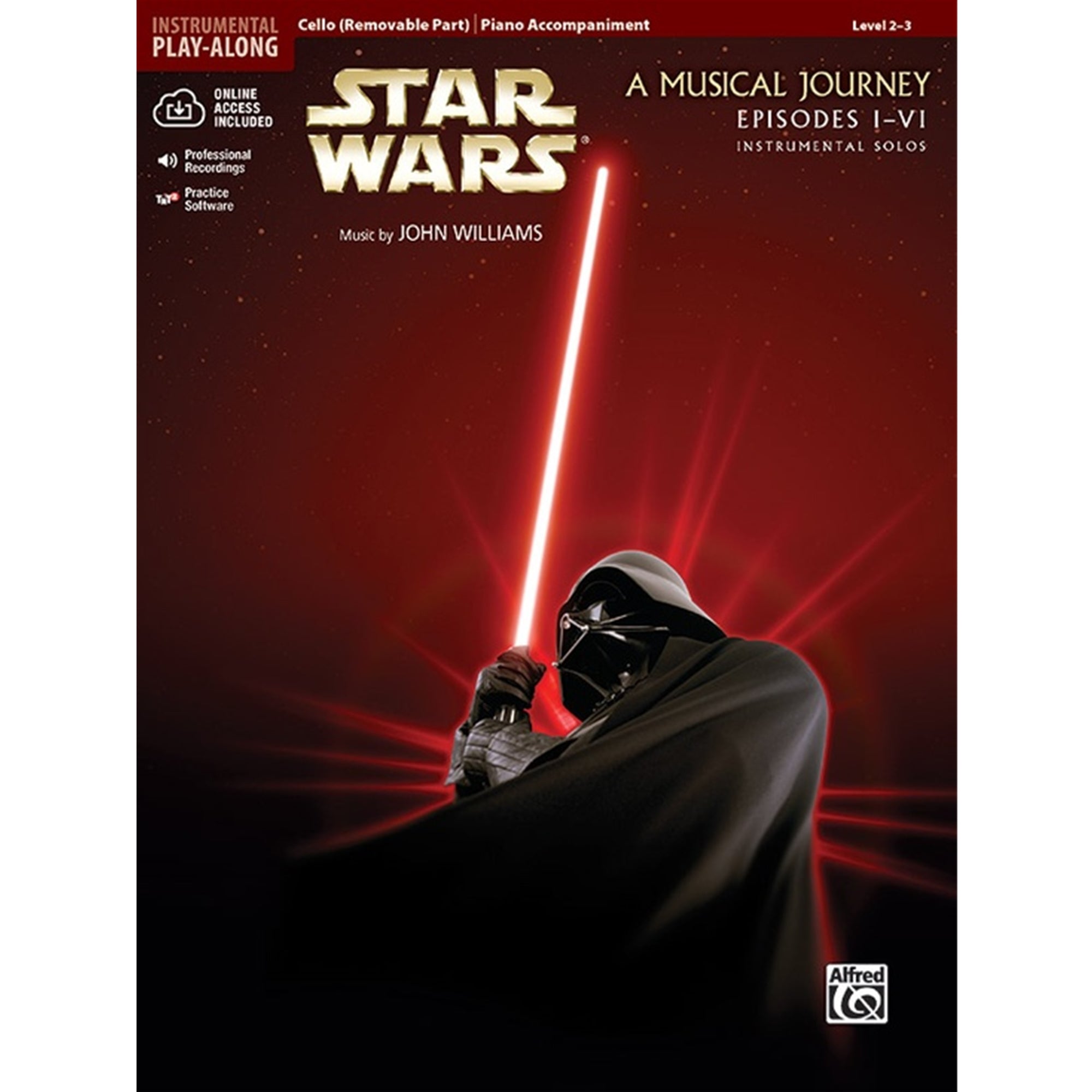 ALFRED 32131 Star Wars Instrumental Solos for Strings (Movies I-VI) [Cello]