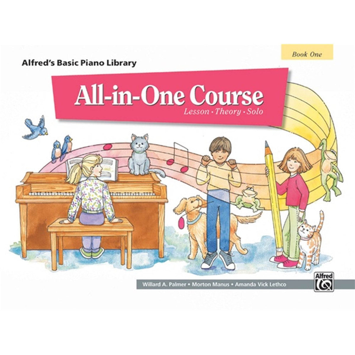 ALFRED 005740 Alfred's Basic All-in-One Course for Children, Book 1 [Piano] - Ray's Midbell Music