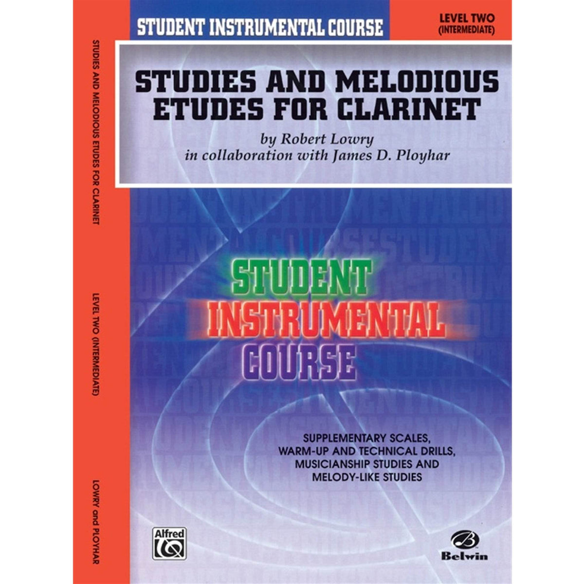 ALFRED 00BIC00207A Student Instrumental Course: Studies and Melodious Etudes for Clarinet, Level II [Clarinet] - Ray's Midbell Music
