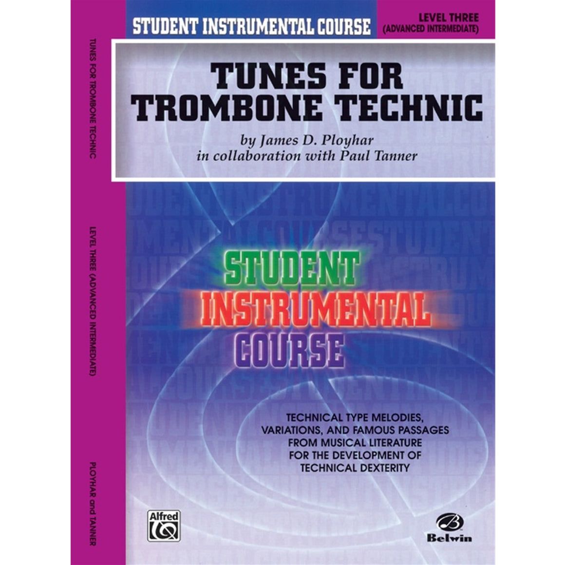 ALFRED 00BIC00358A Student Instrumental Course: Tunes for Trombone Technic, Level III [Trombone]