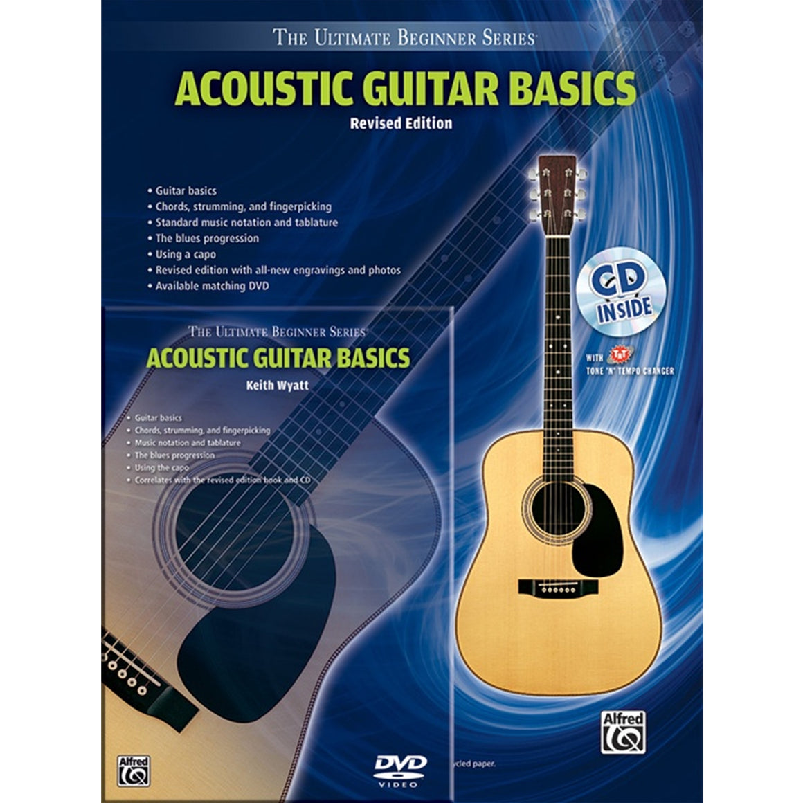 ALFRED 00DVD1002R Ultimate Beginner Mega Pak: Acoustic Guitar Basics Mega Pak [Guitar]