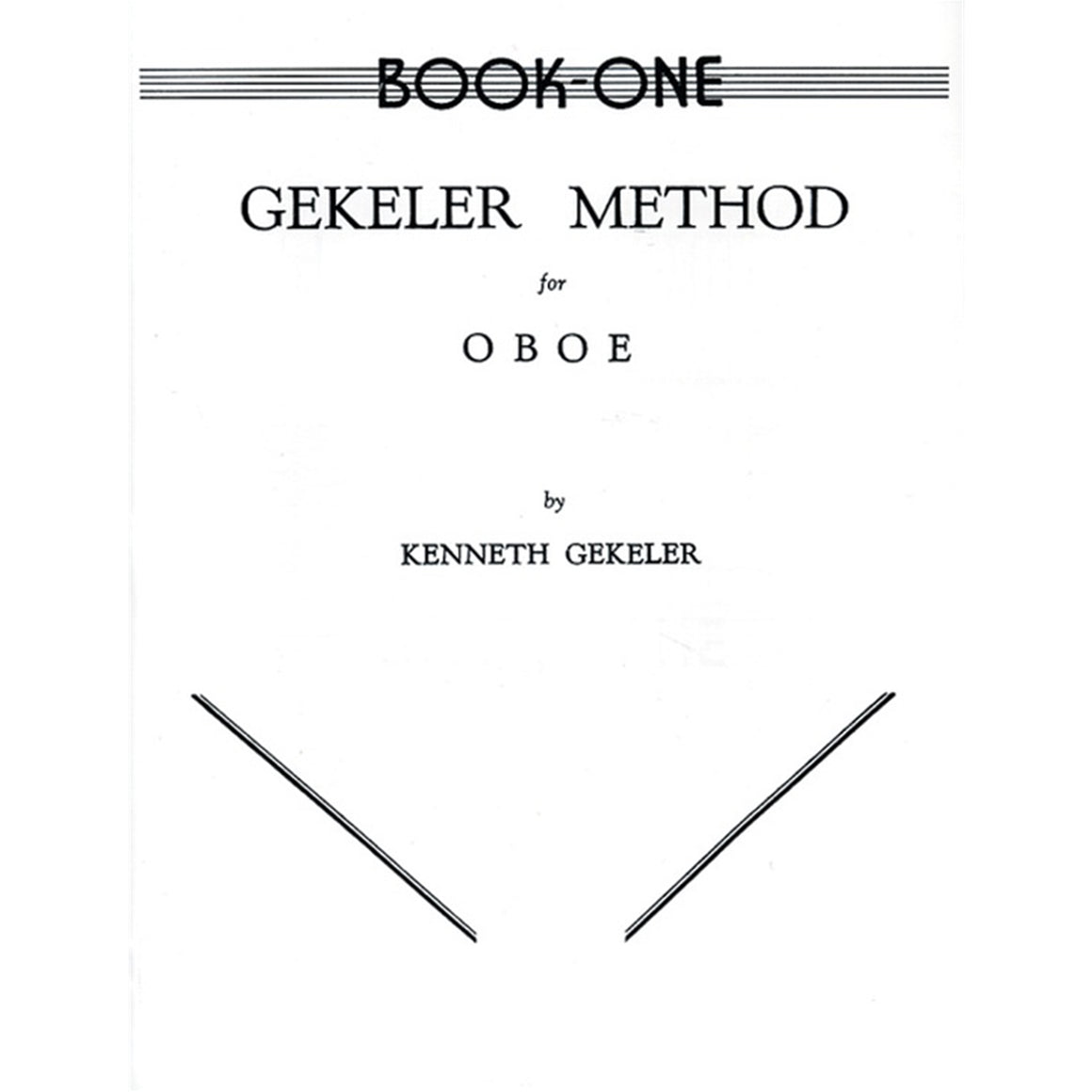 ALFRED EL00081 Gekeler Method for Oboe, Book I [Oboe]