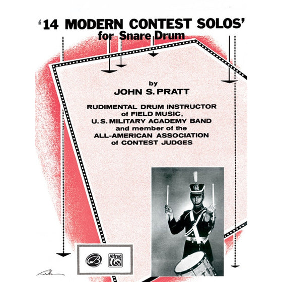 ALFRED 00EL01416 14 Modern Contest Solos [Snare Drum]