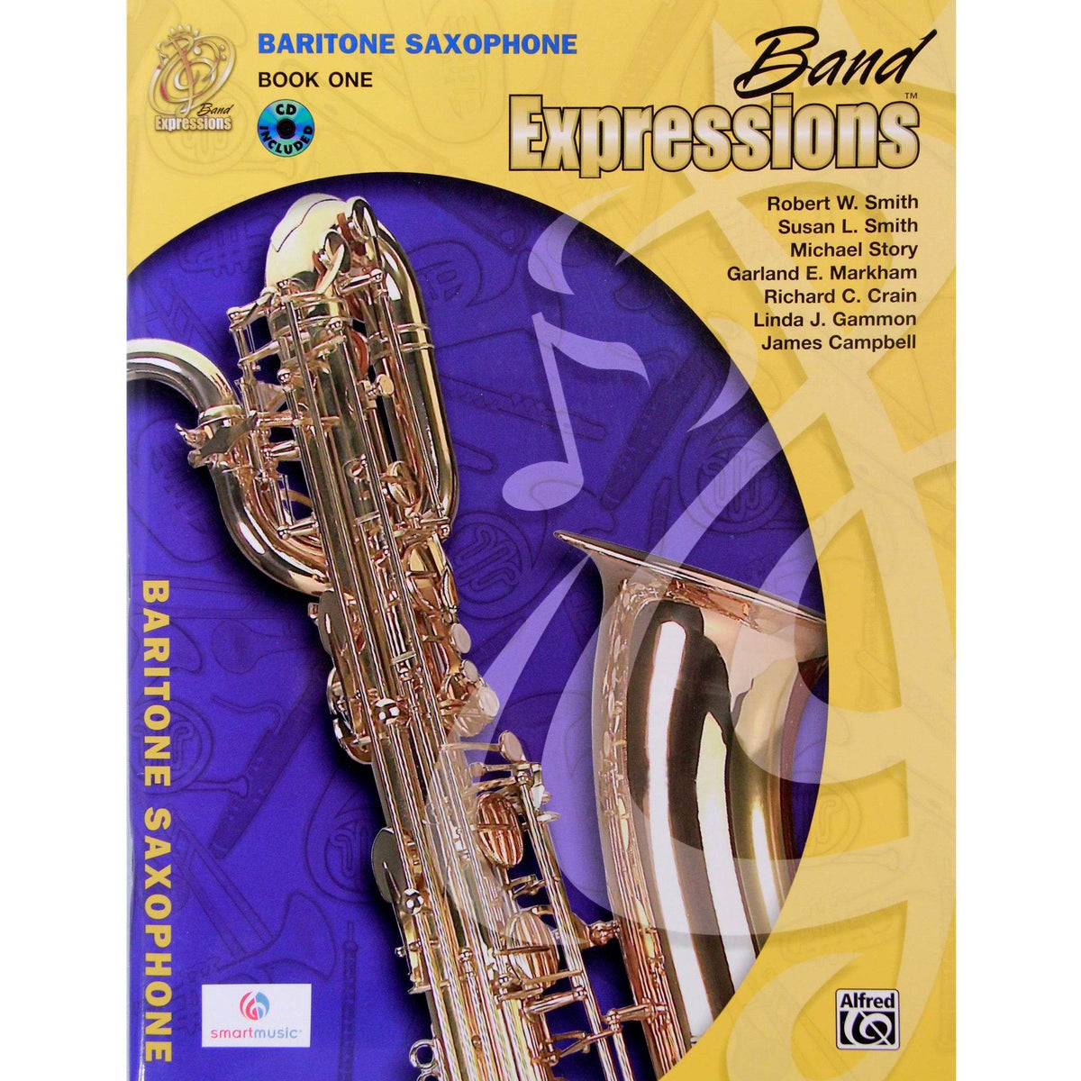 ALFRED 00MCB1010CDX Band Expressions , Book One: Student Edition [Baritone Saxophone] - Ray's Midbell Music