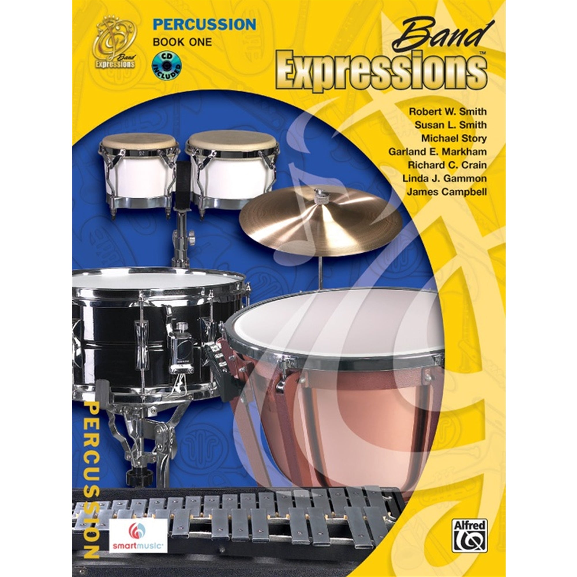 ALFRED 00MCB1016CDX Band Expressions , Book One: Student Edition [Percussion]