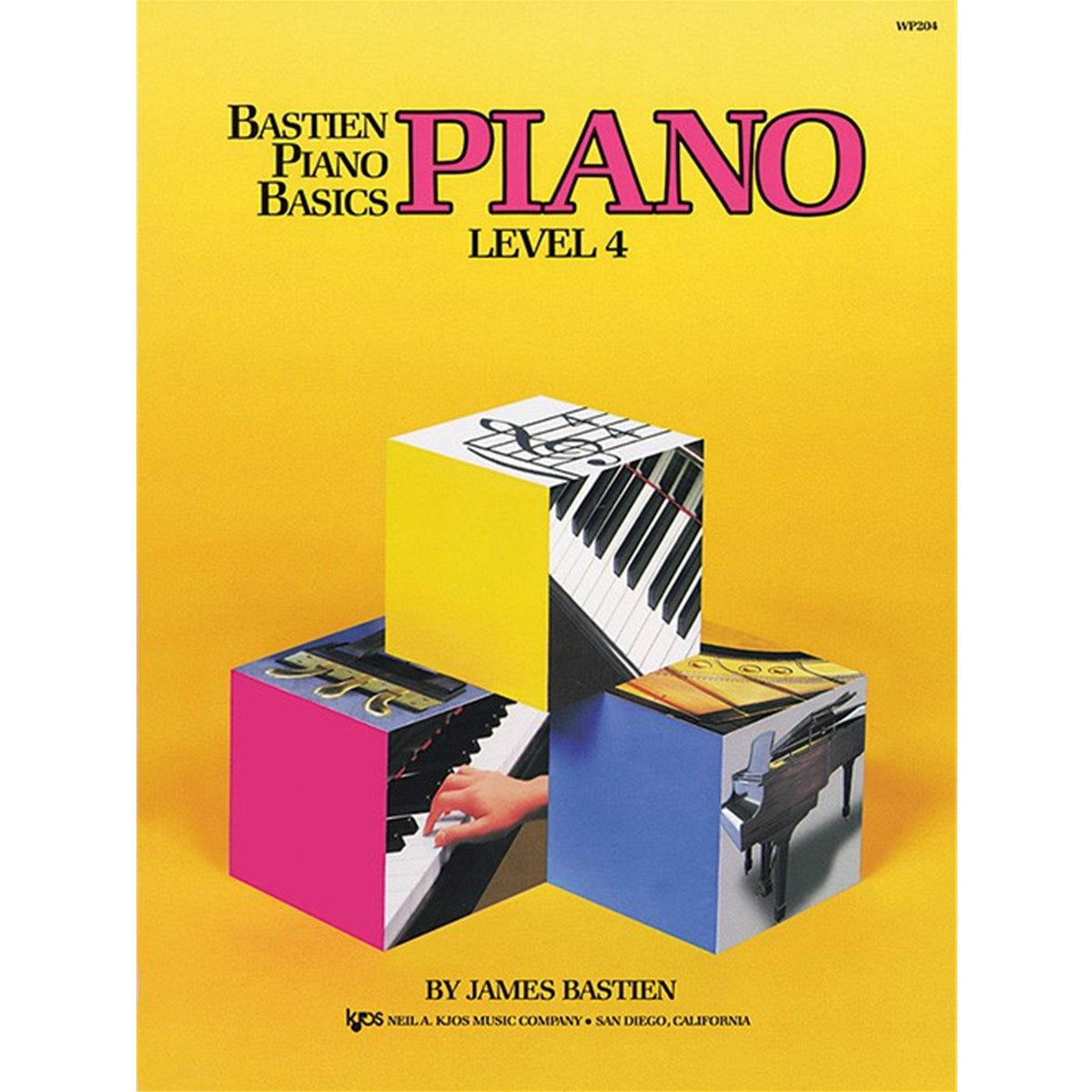 KJOS WP204 Bastien Piano Basics Lesson Level 4 - Ray's Midbell Music