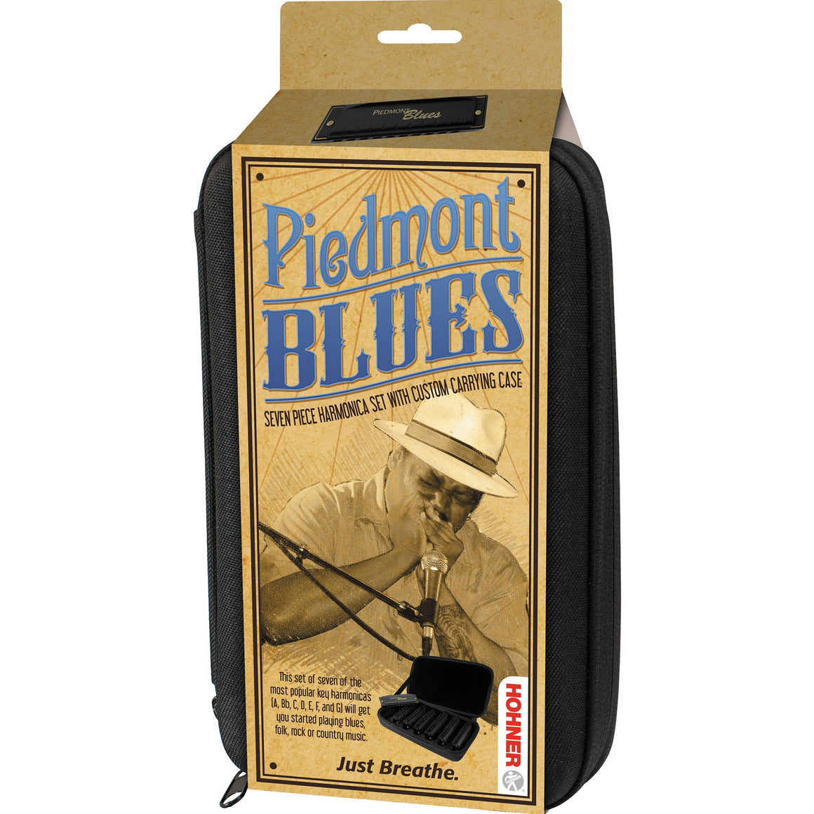 HOHNER PBH7 Piedmont Blues Harp 7 piece Set
